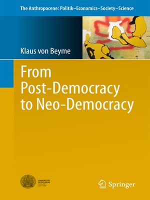 cover image of From Post-Democracy to Neo-Democracy